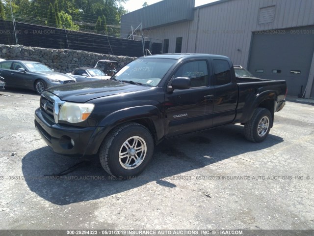 5TEUU42N77Z332758 - 2007 TOYOTA TACOMA ACCESS CAB შავი ფოტო 2