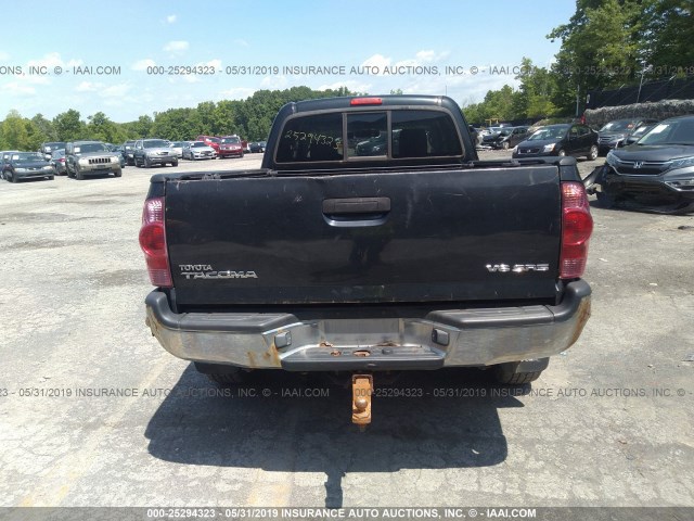 5TEUU42N77Z332758 - 2007 TOYOTA TACOMA ACCESS CAB შავი ფოტო 6