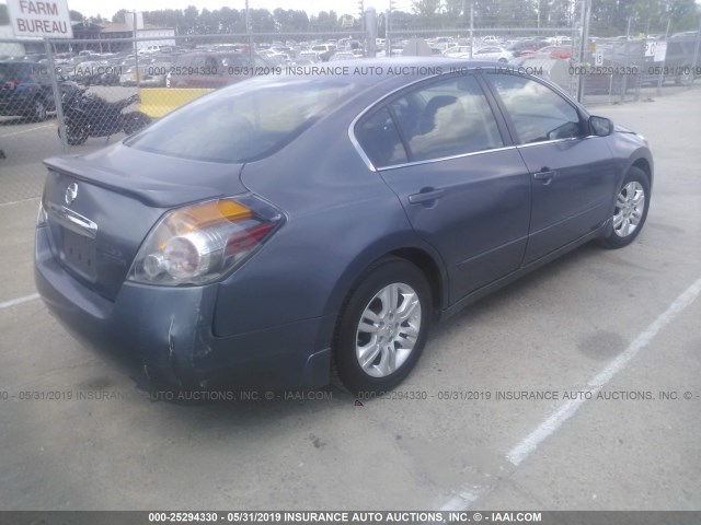 1N4AL2AP9BN496270 - 2011 NISSAN ALTIMA S GRAY photo 4