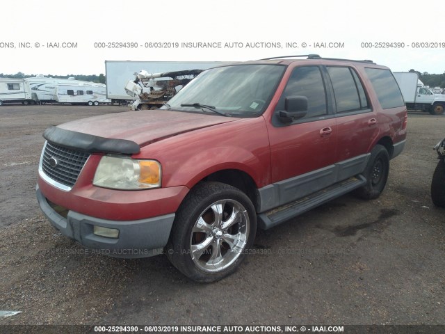 1FMPU15LX3LA93104 - 2003 FORD EXPEDITION XLT RED photo 2