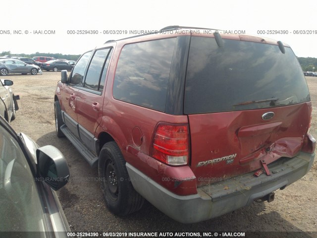 1FMPU15LX3LA93104 - 2003 FORD EXPEDITION XLT RED photo 3