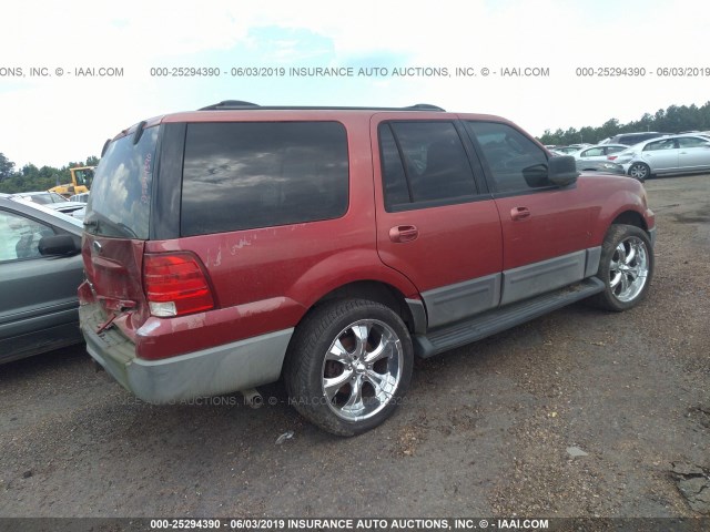 1FMPU15LX3LA93104 - 2003 FORD EXPEDITION XLT RED photo 4