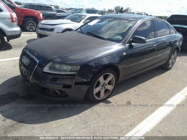 WAUAH74F78N046098 - 2008 AUDI A6 3.2 GRAY photo 2