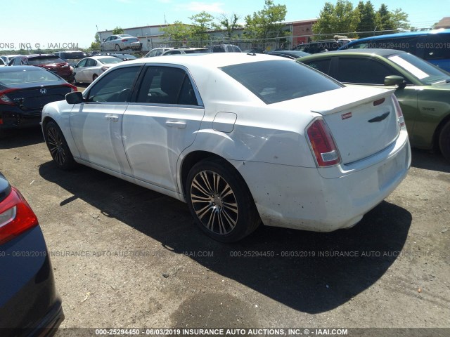 2C3CCABG5EH189935 - 2014 CHRYSLER 300 S WHITE photo 3