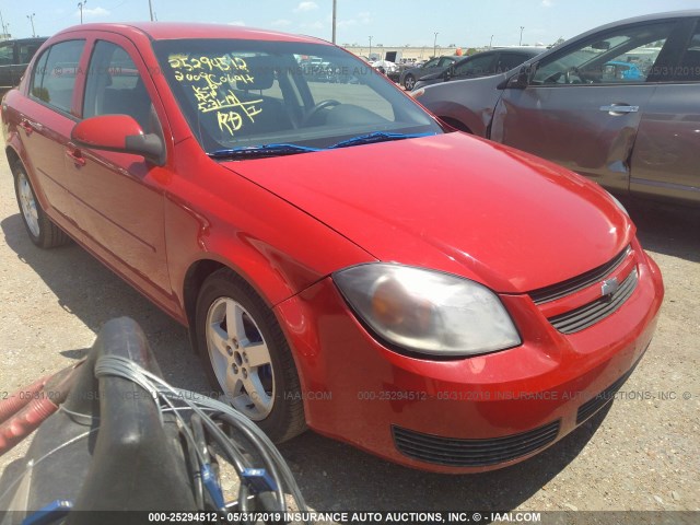 1G1AT58H297236522 - 2009 CHEVROLET COBALT LT RED photo 1