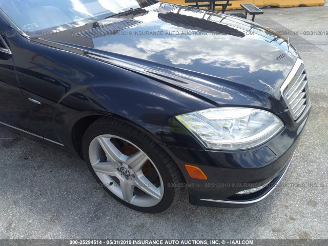 WDDNG9EB5CA464910 - 2012 MERCEDES-BENZ S 550 4MATIC Navy photo 6