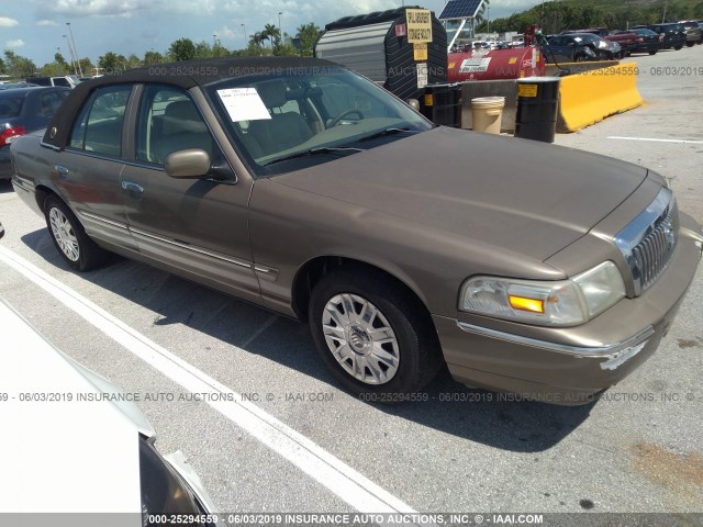 2MEFM74V96X620027 - 2006 MERCURY GRAND MARQUIS GS GOLD photo 1