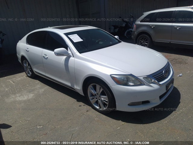 JTHBC1KS6B5023291 - 2011 LEXUS GS 450H WHITE photo 1