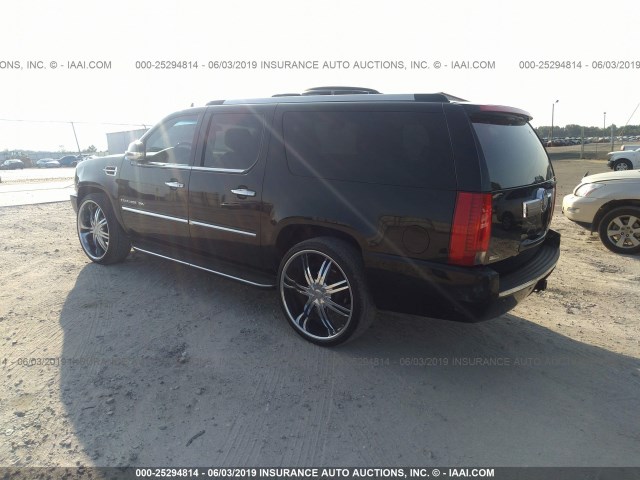 1GYS4HEF6BR274868 - 2011 CADILLAC ESCALADE ESV LUXURY BLACK photo 3