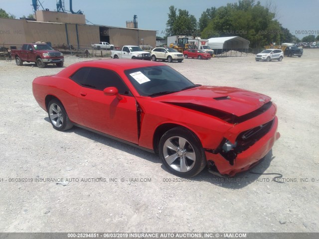 2C3CDZAG4HH594234 - 2017 DODGE CHALLENGER SXT RED photo 1