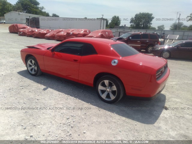 2C3CDZAG4HH594234 - 2017 DODGE CHALLENGER SXT RED photo 3