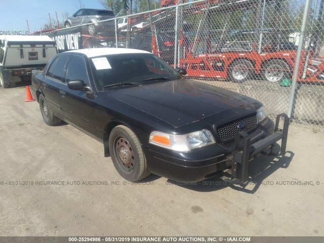 2FAHP71W57X143893 - 2007 FORD CROWN VICTORIA POLICE INTERCEPTOR BLACK photo 1