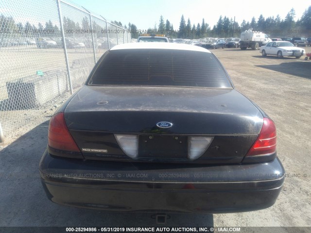 2FAHP71W57X143893 - 2007 FORD CROWN VICTORIA POLICE INTERCEPTOR BLACK photo 6