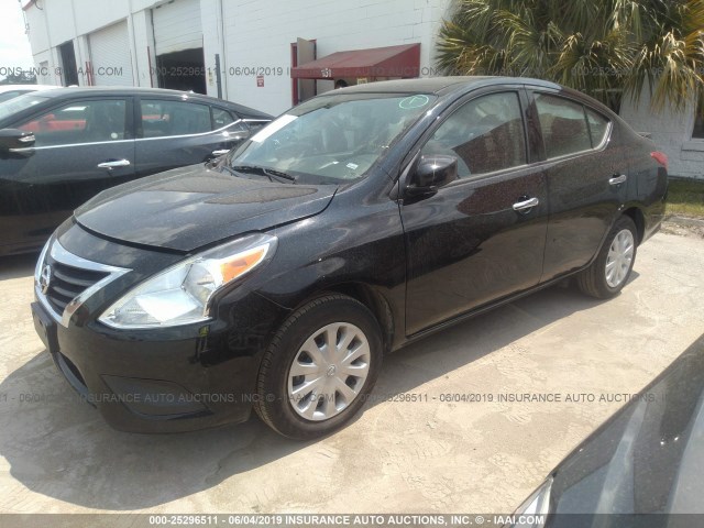 3N1CN7AP2KL834881 - 2019 NISSAN VERSA S/S PLUS/SV BLACK photo 2