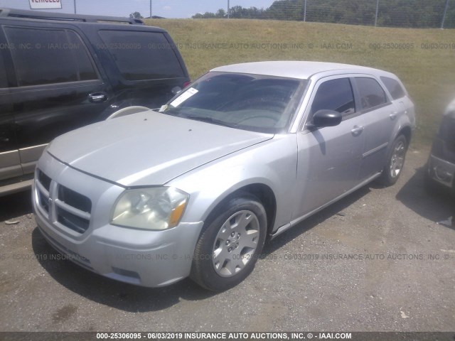 2D4FV47T27H886222 - 2007 DODGE MAGNUM SE SILVER photo 2