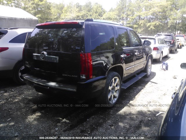 1GYFK43519R121724 - 2009 CADILLAC ESCALADE HYBRID BLACK photo 4