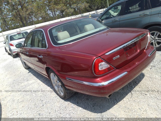 SAJWA71CX4SG13413 - 2004 JAGUAR XJ8 MAROON photo 3