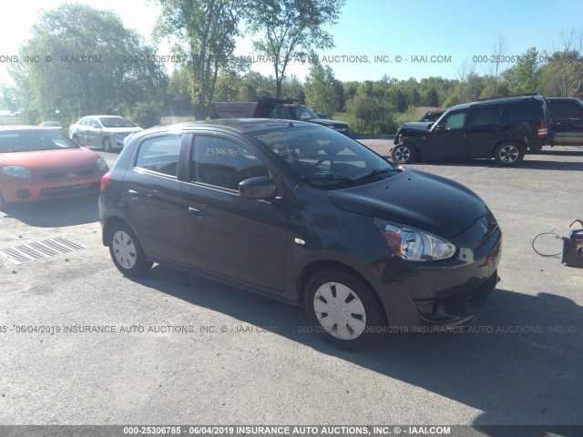 ML32A3HJ0EH012066 - 2014 MITSUBISHI MIRAGE DE GRAY photo 1