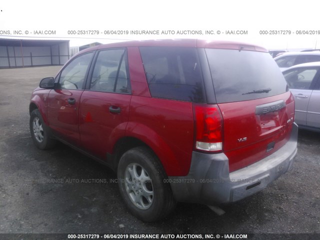 5GZCZ63B62S824304 - 2002 SATURN VUE RED photo 3