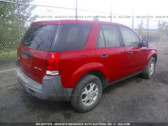 5GZCZ63B62S824304 - 2002 SATURN VUE RED photo 4