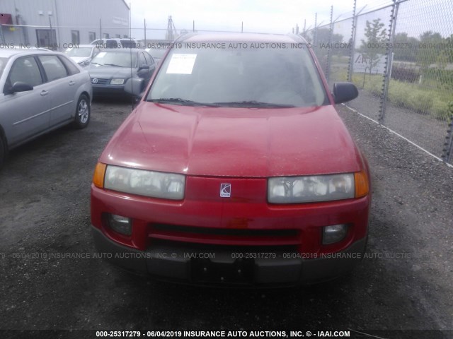 5GZCZ63B62S824304 - 2002 SATURN VUE RED photo 6