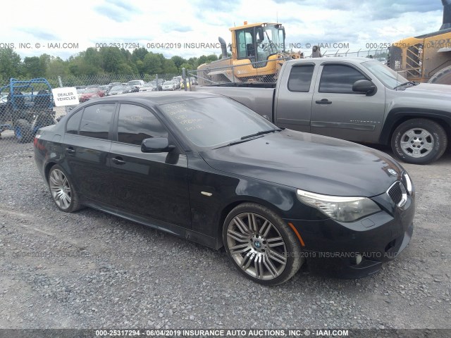 WBANW53568CT51754 - 2008 BMW 550 I BLACK photo 1