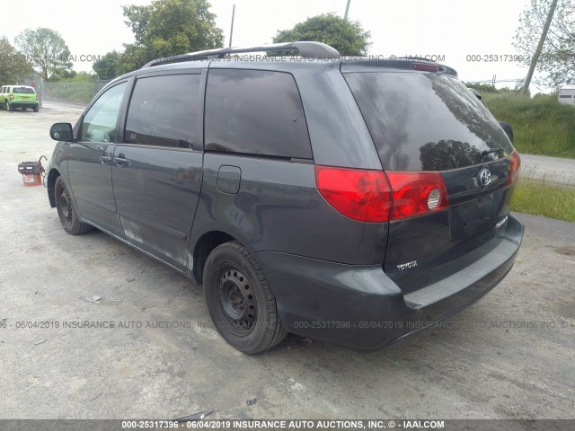 5TDZK23CX8S180941 - 2008 TOYOTA SIENNA CE/LE GRAY photo 3