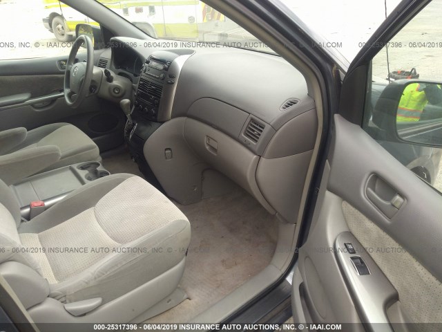 5TDZK23CX8S180941 - 2008 TOYOTA SIENNA CE/LE GRAY photo 5