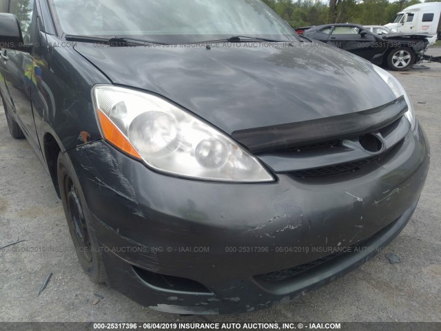 5TDZK23CX8S180941 - 2008 TOYOTA SIENNA CE/LE GRAY photo 6