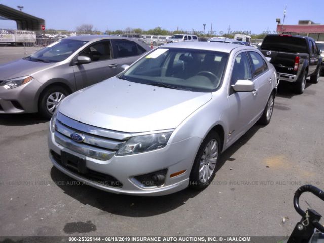 3FADP0L36AR390919 - 2010 FORD FUSION HYBRID Silver photo 2