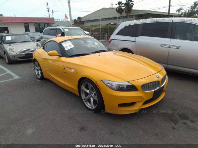 WBALM7C51BE383807 - 2011 BMW Z4 SDRIVE35I Yellow photo 1