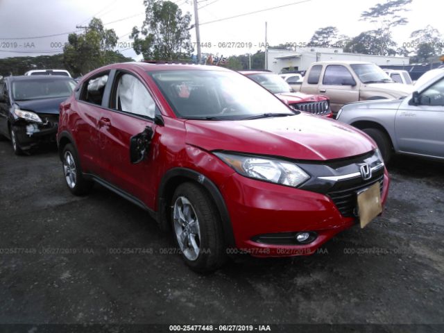 3CZRU6H56HG702369 - 2017 HONDA HR-V EX Red photo 1