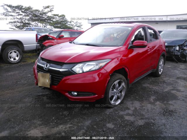 3CZRU6H56HG702369 - 2017 HONDA HR-V EX Red photo 2