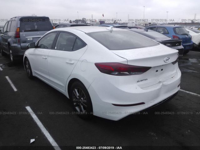 5NPD84LF8JH213381 - 2018 HYUNDAI ELANTRA SEL/VALUE/LIMITED White photo 3