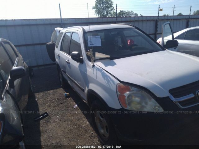 JHLRD68452C004913 - 2002 HONDA CR-V LX White photo 1