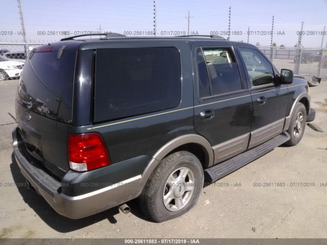 1FMFU17L73LB01538 - 2003 FORD EXPEDITION EDDIE BAUER Green photo 4