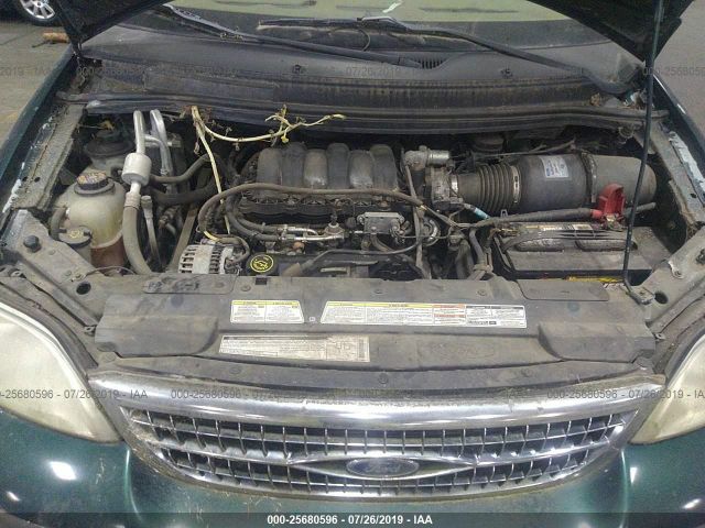 2FMDA5248YBB94858 - 2000 FORD WINDSTAR SE Green photo 10