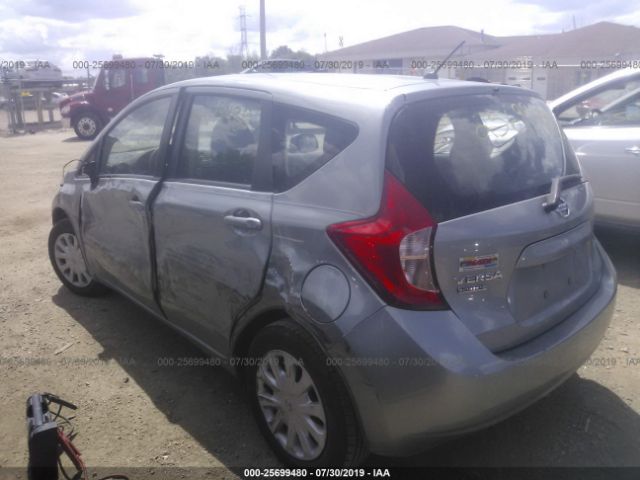 3N1CE2CP6EL423942 - 2014 NISSAN VERSA NOTE S/S PLUS/SV/SL Gray photo 3