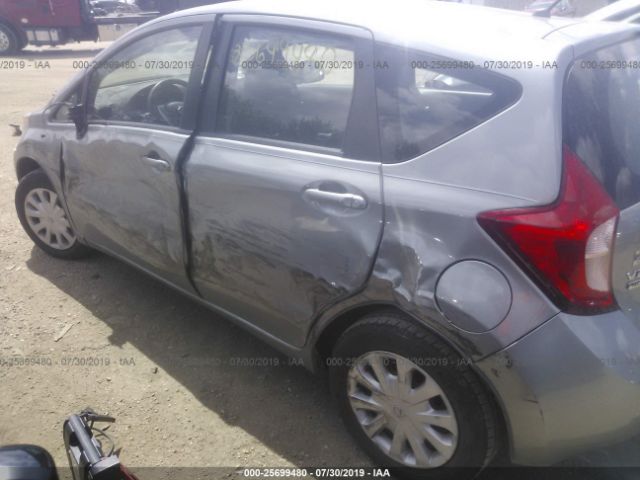 3N1CE2CP6EL423942 - 2014 NISSAN VERSA NOTE S/S PLUS/SV/SL Gray photo 6