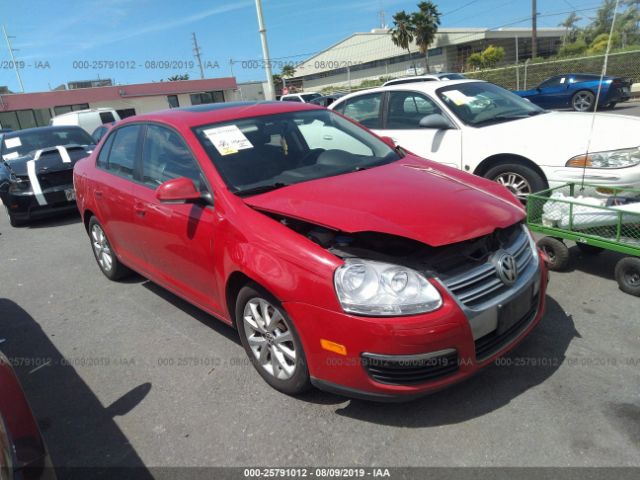 3VWRZ7AJ5AM145110 - 2010 VOLKSWAGEN JETTA SE/SEL Red photo 1