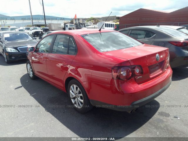 3VWRZ7AJ5AM145110 - 2010 VOLKSWAGEN JETTA SE/SEL Red photo 3