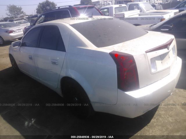 1G6DP577X70121192 - 2007 CADILLAC CTS HI FEATURE V6 White photo 3