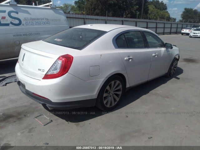 1LNHL9DK5DG600466 - 2013 LINCOLN MKS  White photo 4