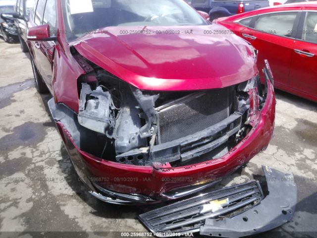 1GNKRGKD3EJ143847 - 2014 CHEVROLET TRAVERSE LT Red photo 6