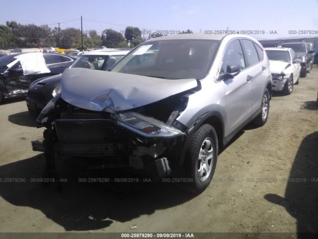 3CZRM3H38GG704510 - 2016 HONDA CR-V LX Silver photo 2