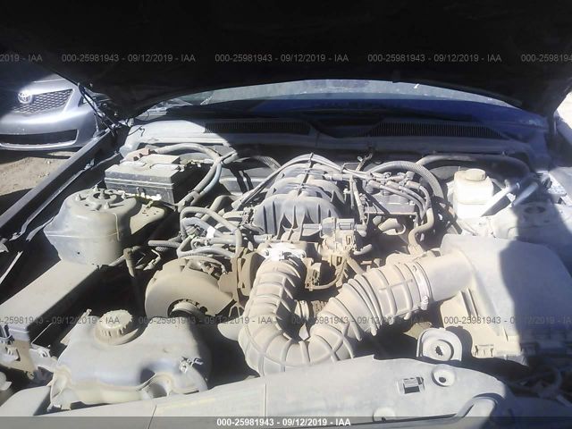 1ZVFT80NX55183975 - 2005 FORD MUSTANG  Black photo 10