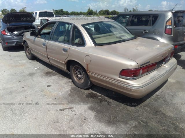 2FALP74W5TX149046 - 1996 FORD CROWN VICTORIA LX Gold photo 3