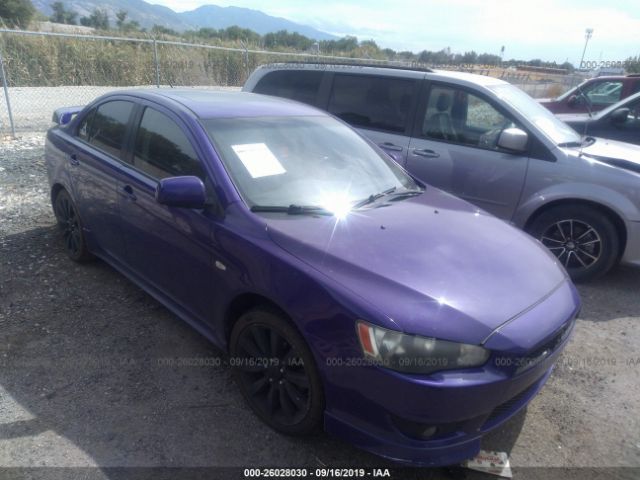 JA3AU86UX8U023208 - 2008 MITSUBISHI LANCER GTS Purple photo 1