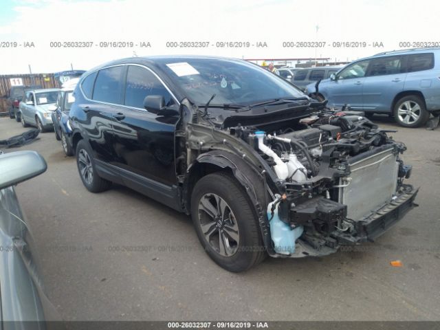 2HKRW6H30JH230584 - 2018 HONDA CR-V LX Gray photo 1