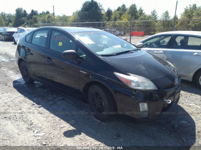 JTDKN3DU6A0012504 - 2010 TOYOTA PRIUS  Black photo 1